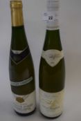 MIXED LOT: 1 BOTTLE OF 2001 GEWURZTRAMINER CUVEE CAROLINE DOM SCHOFFITT AND 1 BOTTLE OF 1996