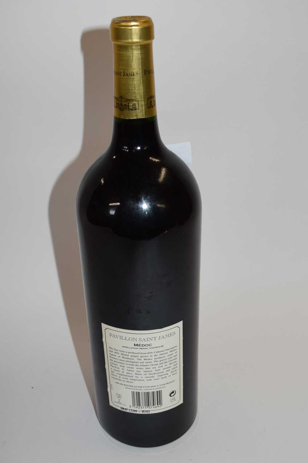 1 MAGNUM OF 2006 PAVILLON SAINT JAMES, MEDOC - Image 2 of 3