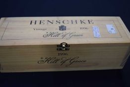 1 bt bottle of Henshke, wooden cased 1996