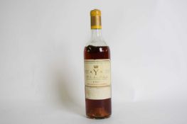 1960 Ch Ygrec, Sauternes, one bottle.