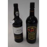 1 BOTTLE OF DOWS TRADEMARK RESERVE PORT AND 1 BOTTLE OF QC SHERRY (2)