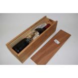 1 BOTTLE OF 1980 CH FOURCAS HOSTEN, MEDOC IN WOODEN CASE