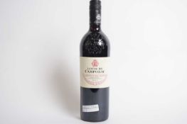 One bottle Louis de Camponac Cabernet Sauvignon 2012, 75cl