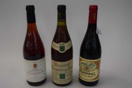 MIXED LOT: 1 BOTTLE OF 2013 COTES DU RHONE LEON PERDIGAL, 2007 COTES DU RHONE, 1988 MUSCAT BEAUMES