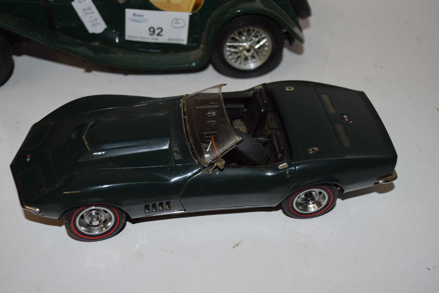 Burago Jaguar SS100 together with a further Danbury Mint Chevrolet Corvette (2) - Image 3 of 3