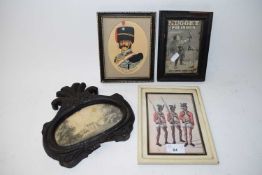 FOUR FRAMED PRINTS TO INCLUDE 'NUGGET SHOE POLISH'