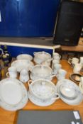 QUANTITY OF JAPANESE DIANE PATTERN TABLE WARES