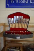 MID-CENTURY CANTEEN OF CUTLERY