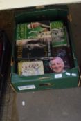 ONE BOX OF MIXED BOOKS - CRICKET INTEREST