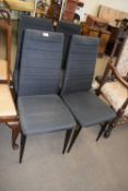 SET OF FOUR RETRO CHAIRS