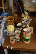 MIXED TOBY AND CHARACTER JUGS TO INCLUDE BESWICK