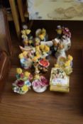 COLLECTION OF AVON 'LOVABLE TEDDIES' MODELS PLUS OTHER ORNAMENTS ETC