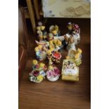 COLLECTION OF AVON 'LOVABLE TEDDIES' MODELS PLUS OTHER ORNAMENTS ETC