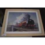 COLOURED PRINT, 'CITY OF CARLISLE' LOCOMOTIVE