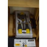 BOX OF STANLEY CHISELS