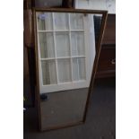 GILT FRAMED RECTANGULAR WALL MIRROR