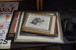 COLLECTION OF VARIOUS FRAMED AND LOOSE PICTURES OF RED SETTERS