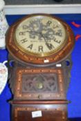 ROBERT HARMER, NORTH WALSHAM, LATE 19TH/EARLY 20TH CENTURY DROP DIAL WALL CLOCK