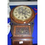 ROBERT HARMER, NORTH WALSHAM, LATE 19TH/EARLY 20TH CENTURY DROP DIAL WALL CLOCK