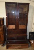 19TH CENTURY MAHOGANY BOOKCASE CABINET (FOR RESTORATION)