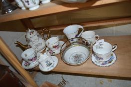 VARIOUS MIXED TEA WARES AND OTHER CERAMICS