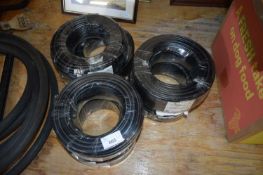 SIX REELS OF CO-AXIAL TV/SATELLITE CABLE