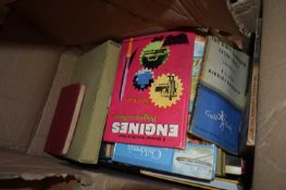 ONE BOX OF MIXED BOOKS