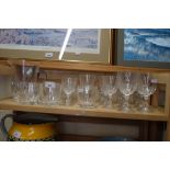 MIXED MODERN DRINKING GLASSES