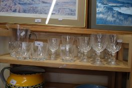 MIXED MODERN DRINKING GLASSES