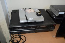 SAMSUNG VIDEO PLAYER AND AN ALBA CD PLAYER