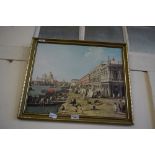 COLOURED PRINT AFTER CANALETTO