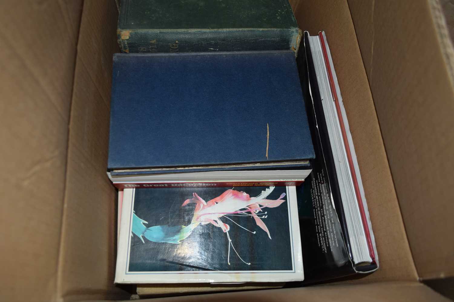 ONE BOX OF MIXED BOOKS