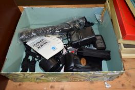 BOX OF MIXED CAMERAS