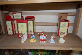 FIVE ROYAL DOULTON BUNNIKINS FIGURES