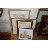 SIX VARIOUS FRAMED PRINTS