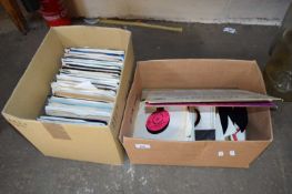 TWO SMALL BOXES OF VARIOUS SINGLES