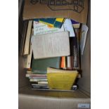 ONE BOX OF MIXED BOOKS