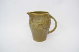Art Deco jug with incised design, the base signed 'Susie Cooper 1932'