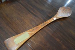 Large wooden spoon