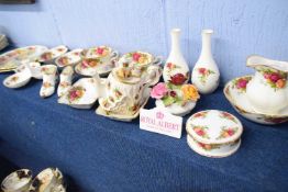 Royal Albert Country Rose pattern Wares