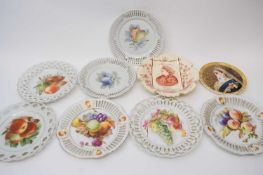 Quantity of commemorative plates