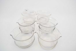 Group of six wine glass coolers