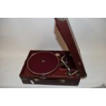 VINTAGE HMV MODEL 101 PORTABLE GRAMOPHONE