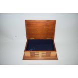 MODERN HARDWOOD JEWELLERY BOX