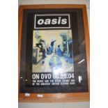 OASIS DEFINITELY MAYBE DVD ADVERTISING PRINT, F/G