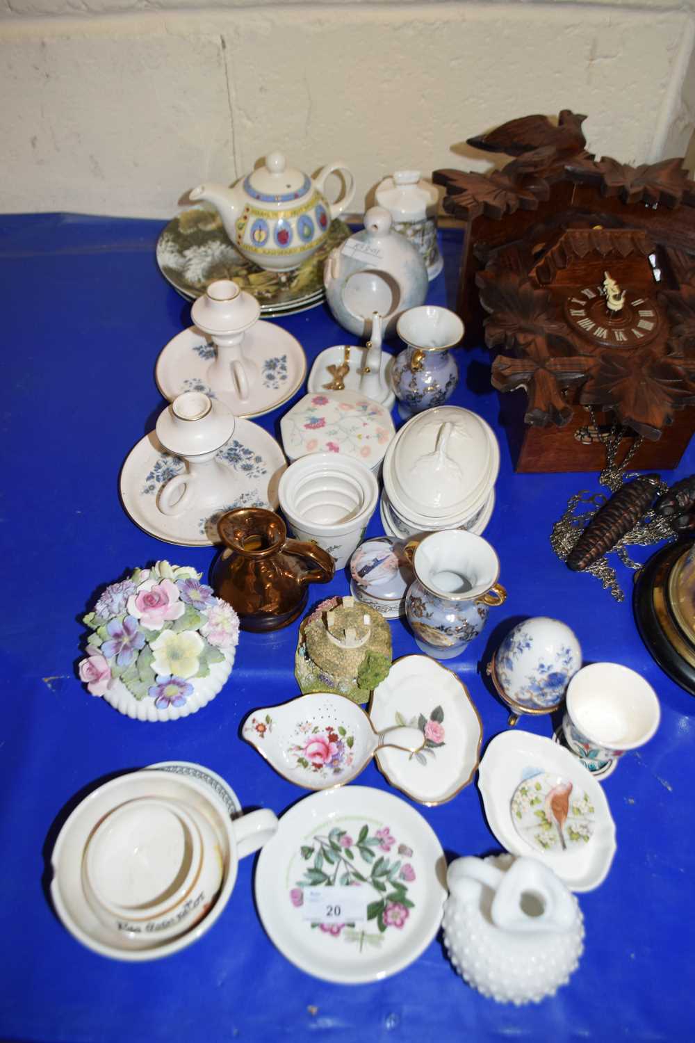 VARIOUS VASES, TEA WARES ETC