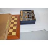 ROLLAND GERMAN CHESS SET AND BOARD