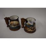 TWO GREAT YARMOUTH POTTERY MUGS