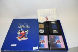 WALT DISNEY 'FANTASIA' BOXED VIDEO AND CD SET