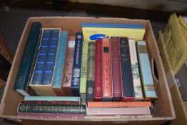 ONE BOX OF MIXED BOOKS - FOLIO SOCIETY